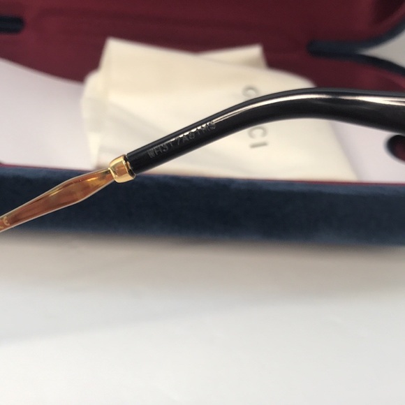 New - GUCCI WOMENS SQUARE TRANSPARENT SUNGLASSES GG0592S-003 - Picture 11 of 14